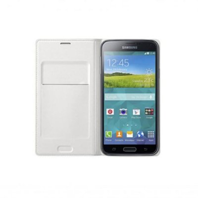 SAMSUNG  Etui &agrave; rabat EF-WG386BW pour  Galaxy Core 4G - Blanc