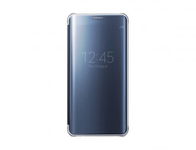 SAMSUNG  Etui Clear View Origine Galaxy S6 Edge Plus-Noir