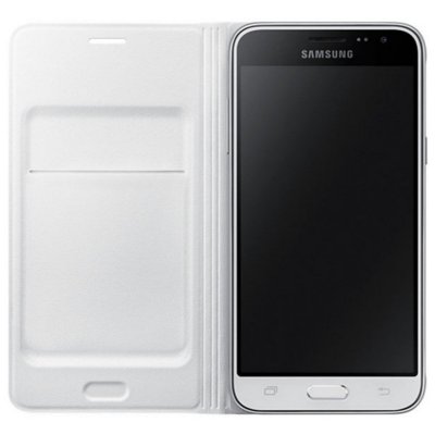 SAMSUNG  Etui Flip Wallet Galaxy J3 - Blanc
