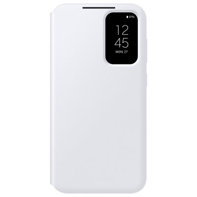 SAMSUNG  &Eacute;tui Smart View Blanc avec porte-carte - Galaxy S23 FE