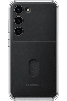 SAMSUNG  Frame Case &Eacute;tui noir avec porte-cartes pour Galaxy S23