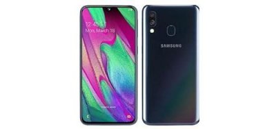 SAMSUNG  Galaxy A40 Negro M&oacute;vil 4G Dual Sim 5.9'' Super Amoled FHD+/8Core/64GB/4GB RAM/16Mp+5Mp/25MP