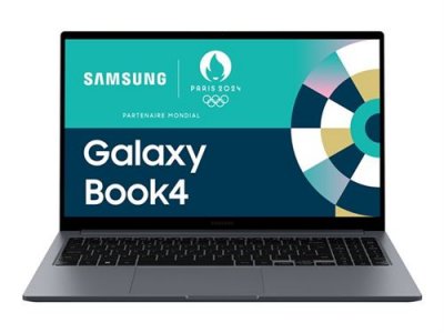  Samsung Galaxy Book4 - Core i5 120U 16 Go RAM 512 Go SSD Gris AZERTY