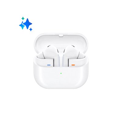SAMSUNG  Galaxy Buds3 Pro SM-R630NZW Auricolari TWS Bianchi con ANC e Bluetooth 5.4