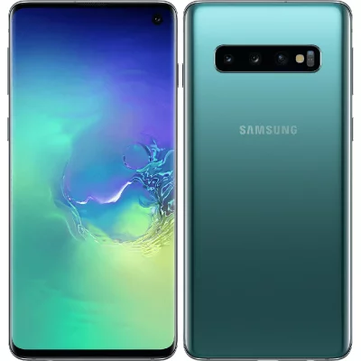 SAMSUNG  galaxy s10 gr&uuml;n o2 SM-G973FZGDDBT
