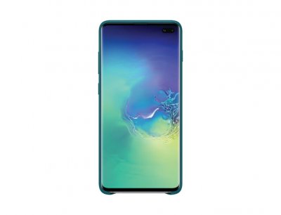 SAMSUNG  Galaxy S10+ Leather Cover Case - Green