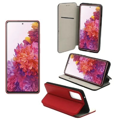 XEPTIO Samsung Galaxy S20 FE Etui / Housse pochette protection rouge - Neuf