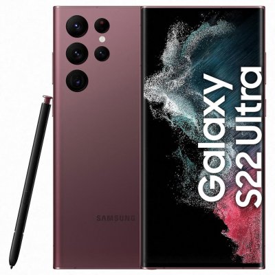 SAMSUNG  Galaxy S22 Ultra SM-S908B 6.8"" 256 Go Bourgogne