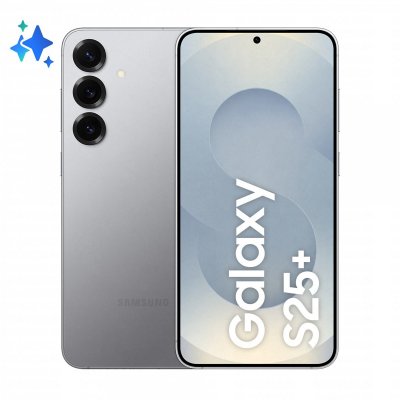 SAMSUNG  galaxy s25+ 5g 12gb-256gb gris (silver shadow) dual sim sm-s936b 8806095857701 