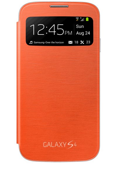SAMSUNG  Galaxy S4 Flip Cover Frontal Ef-ci950boegww Orange
