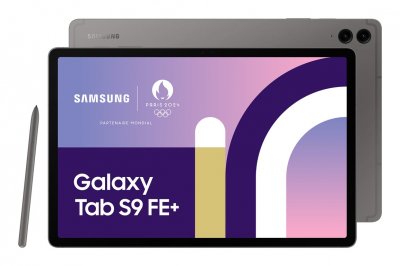 SAMSUNG  Galaxy Tab S9 FE+ 5G 12,4 12 Go/256 Go Gris (Grey)
