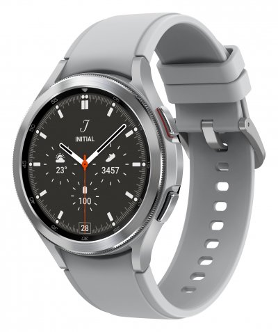SAMSUNG  Galaxy Watch4 Classic - 46 mm - Bluetooth - Argent