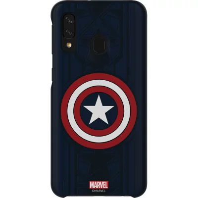 SAMSUNG  gp-fga405hiblw - coque avengers captain america bleu g a40