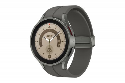 SAMSUNG  Montre connect&eacute;e Galaxy Watch5 Pro 45mm 4G Titanium