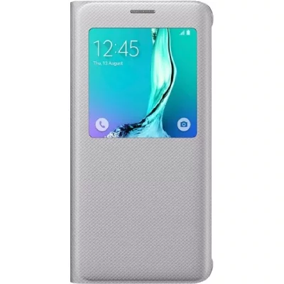 SAMSUNG  S View Etui pour  Galaxy S6 Edge Plus Argent