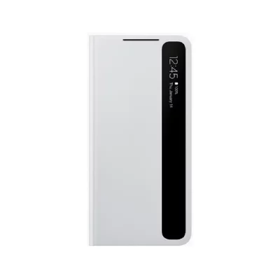 SAMSUNG  Smart Clear View Cover Gris Clair Galaxy S21+
