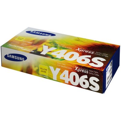 SAMSUNG  Toner Jaune Y406S capacit&eacute; standard 1000 pages