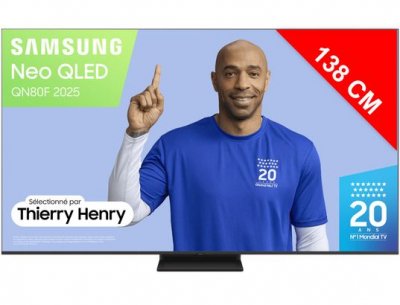 SAMSUNG  TQ55QN80F - TV QLED 4K UHD HDR - 140 cm 