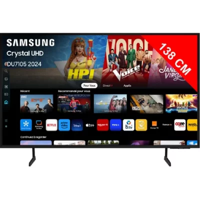 SAMSUNG  TV Crystal UHD 55"" DU7105 2024, 4K, Smart TV