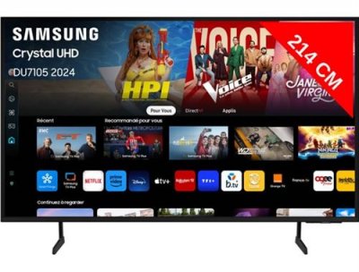 SAMSUNG  TV Crystal UHD 85"" DU7105 2024, 4K, Smart TV
