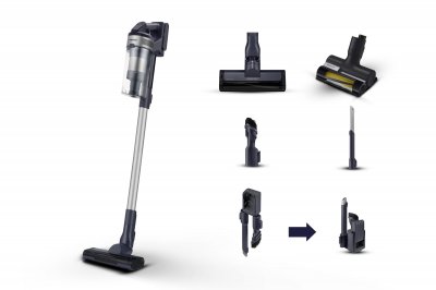 SAMSUNG  VS15A60AGR5 aspirateur de table Noir, Argent Sans sac