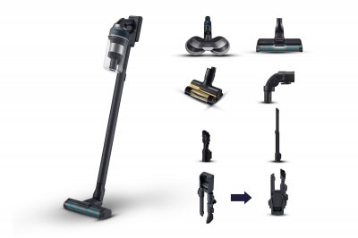 SAMSUNG  vs20c852ftb aspirateur de table noir, bleu sans sac