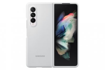 SAMSUNG  Z Fold3 - Coque silicone - Blanc 