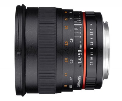 SAMYANG  1111110101 f1,4 objectif x 50 mm pour fuji 8809298885137