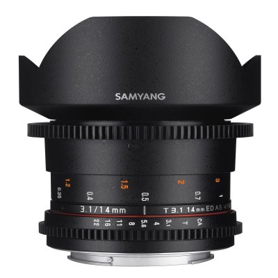 SAMYANG  14mm T3.1 ED AS IF UMC VDSLR II pour Micro Four Thirds 