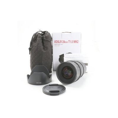 SAMYANG  24 mm T1.5 VDSLR MK2 monture Sony E objectif vid&eacute;o