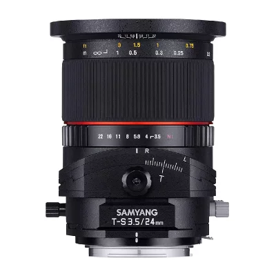SAMYANG  T-S - objectif &agrave; d&eacute;centrement et inclinaison - 24 mm