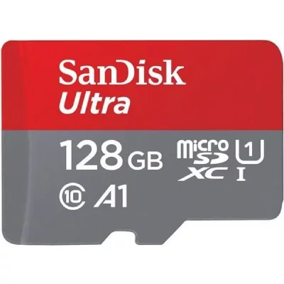 SANDISK  128GB Ultra&reg; microSDXC 120MB/s A1 Class 10 UHS-I