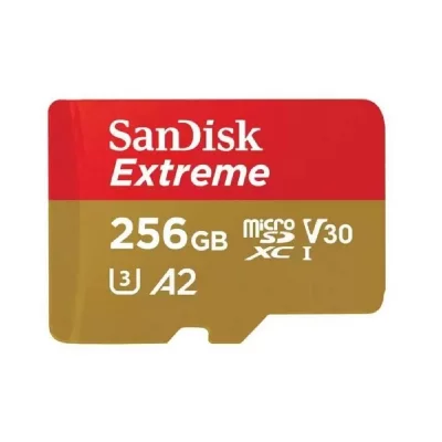 SANDISK  256GO EXTREME Classe 10 UHS-I U3 A2 190MB/S MICRO SDXC SD XC Carte M&eacute;moire