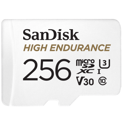 SANDISK  Carte Micro SDXC High Endurance 256GB (100MB/s)