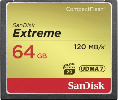 SANDISK  Compact Flash Extreme 64 Go