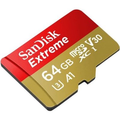 SANDISK  extreme 64go micro sdxc uhs-i u3 a1 100mo/s