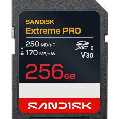 SANDISK  Extreme Pro 256 Go SDXC UHS-I - Neuf