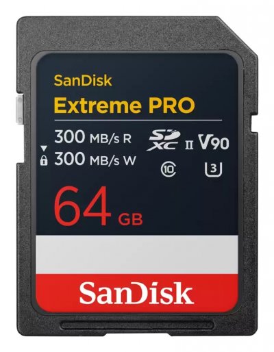 SANDISK  Extreme Pro - carte memoire flash - 64 Go - SDXC UHS-II