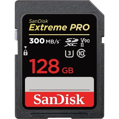 SANDISK  Extreme PRO SDHC UHS-II 128GB carte SD 128 Go 