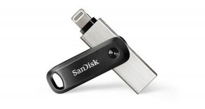 SANDISK  ixpand 128 go - cl&eacute; usb double connectique pour sauvegarde iphone et ipad