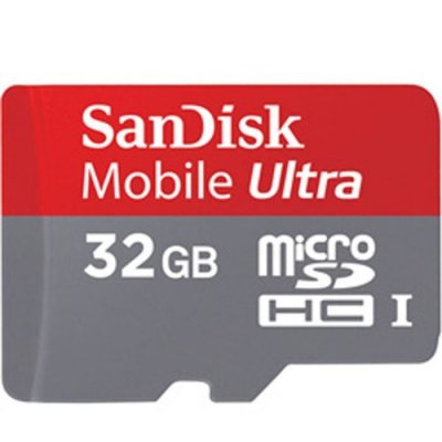 SANDISK  microSD 32 Go Ultra + adaptateur SD