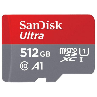 SANDISK   Ultra Android microSDXC 512 Go + Adaptateur SD