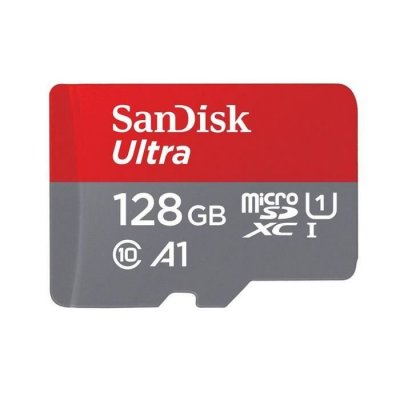 SANDISK  Ultra 128 Go MicroSDXC UHS-I Classe 10 140MB/s - Neuf