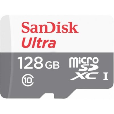 SANDISK  ultra 128go micro sd sdxc class 10 uhs-i 80mb/s sdsquns-128g