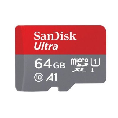 SANDISK  Ultra 64 Go MicroSDXC UHS-I Classe 10 - Neuf