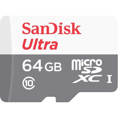 SANDISK  ultra android microsdhc 64gb incl. Sd adapter noir