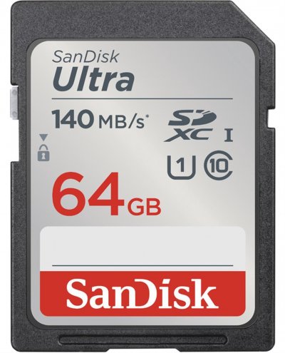 SANDISK  Ultra - Carte m&eacute;moire flash - 64 Go - Class 10 - SDHC UHS-I