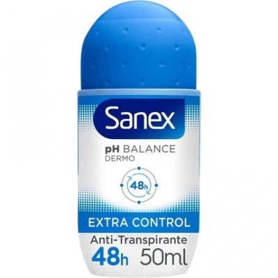 SANEX  D&eacute;odorant Anti-Transpirant Extra Control 48H Roll-on 50 ml