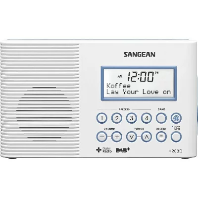SANGEAN -H203D - Radio portative DAB - 2 Watt - blanc 