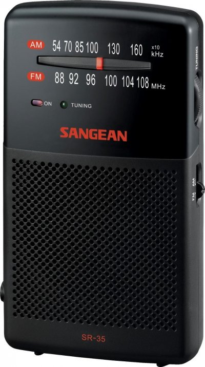 SANGEAN  SR35 Radio compacte Pocket - Noir
